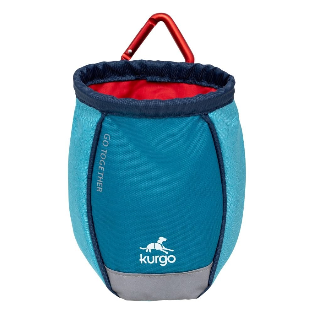 Kurgo go stuff it treat bag | coastal blauw