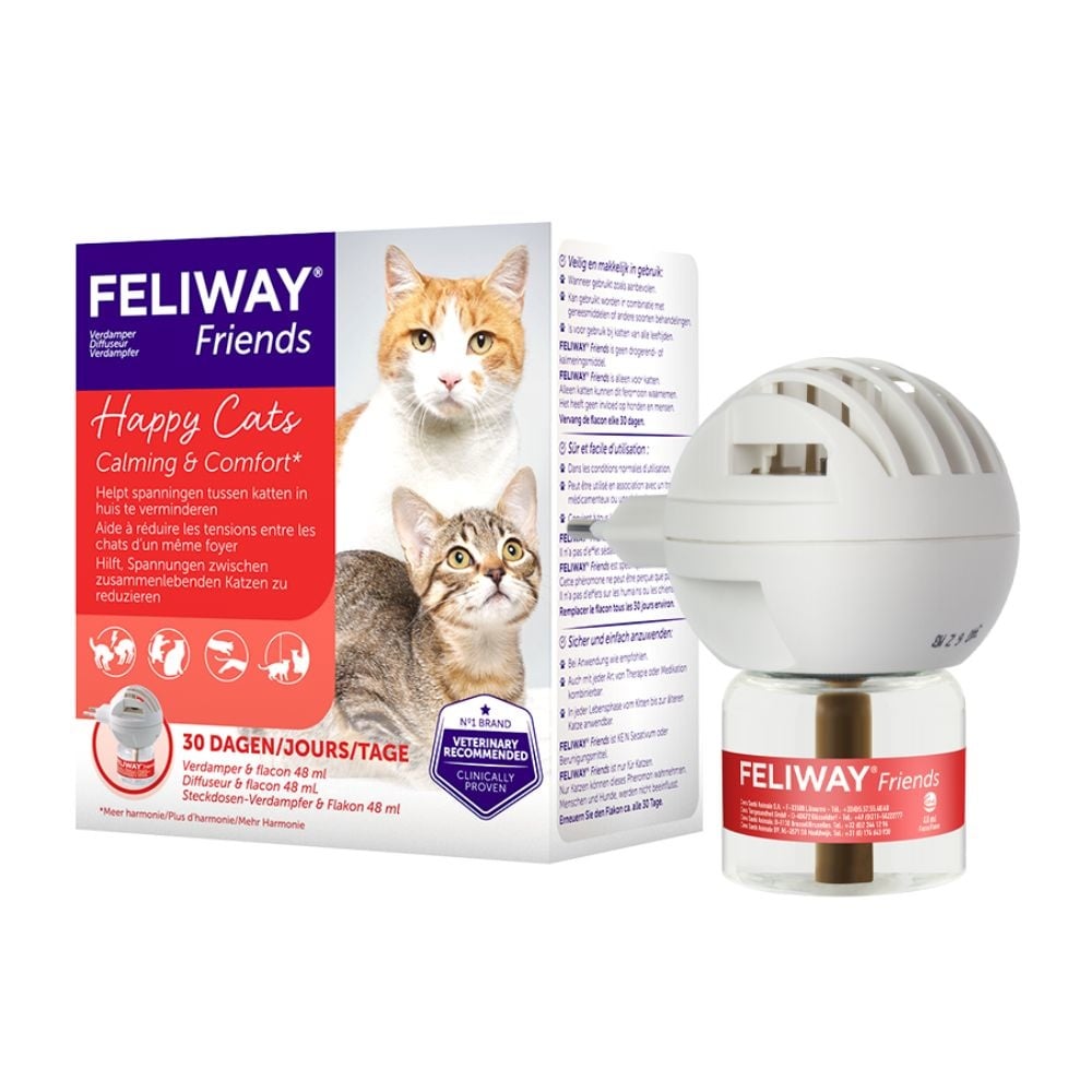 Feliway feliway friends diffuser + refill 48ml | kattenverzorging