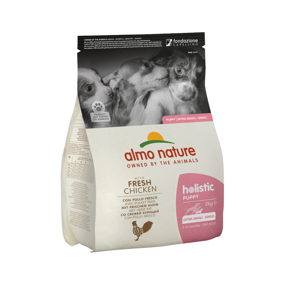 Holistic droogvoer hond puppy kip