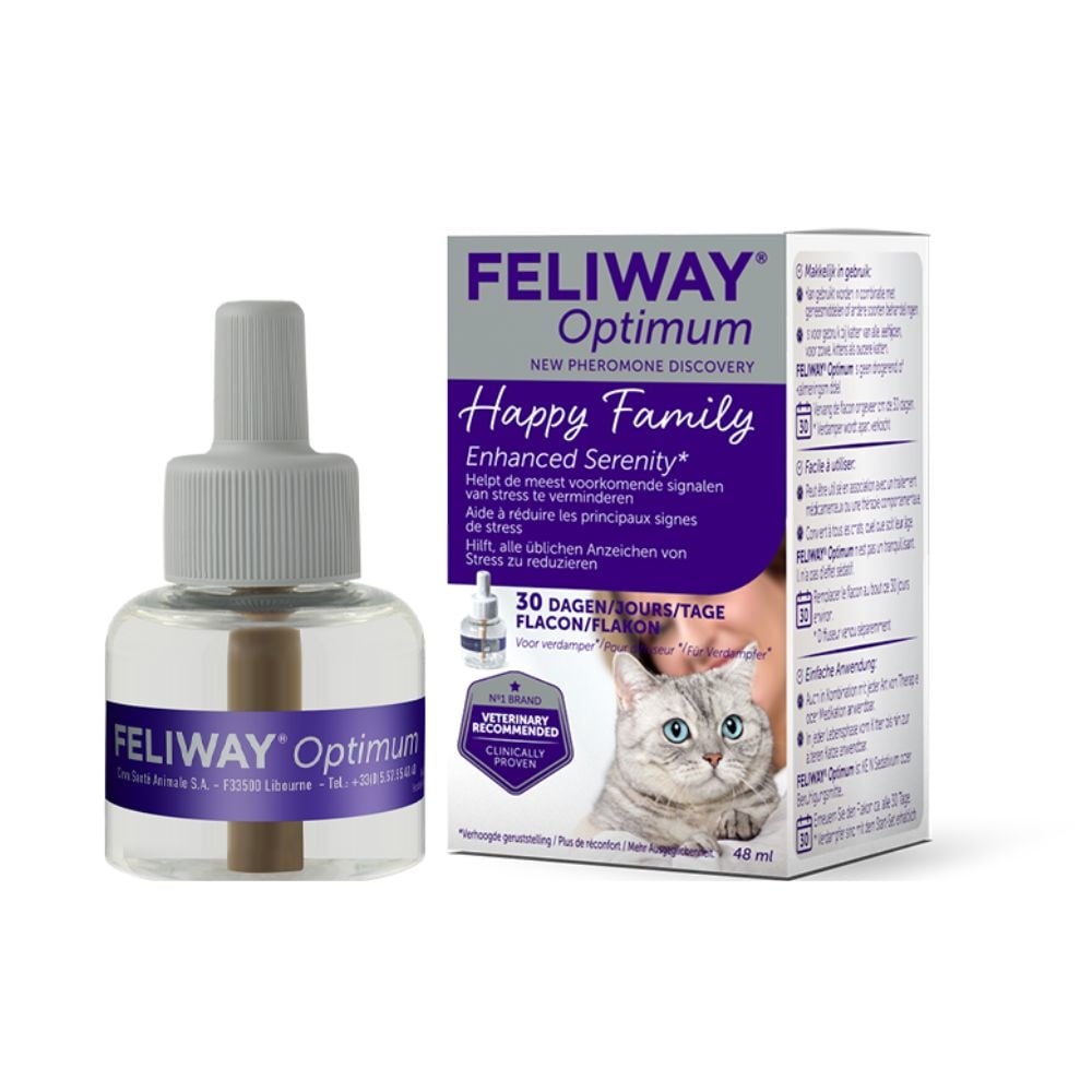 Feliway optimum refill 48ml | verhoogt welzijn voor katten