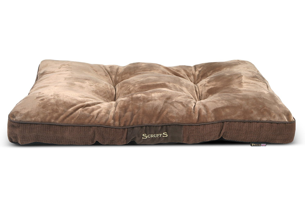 Scruffs chester mattress | chocolade bruin, large 100x70 cm
