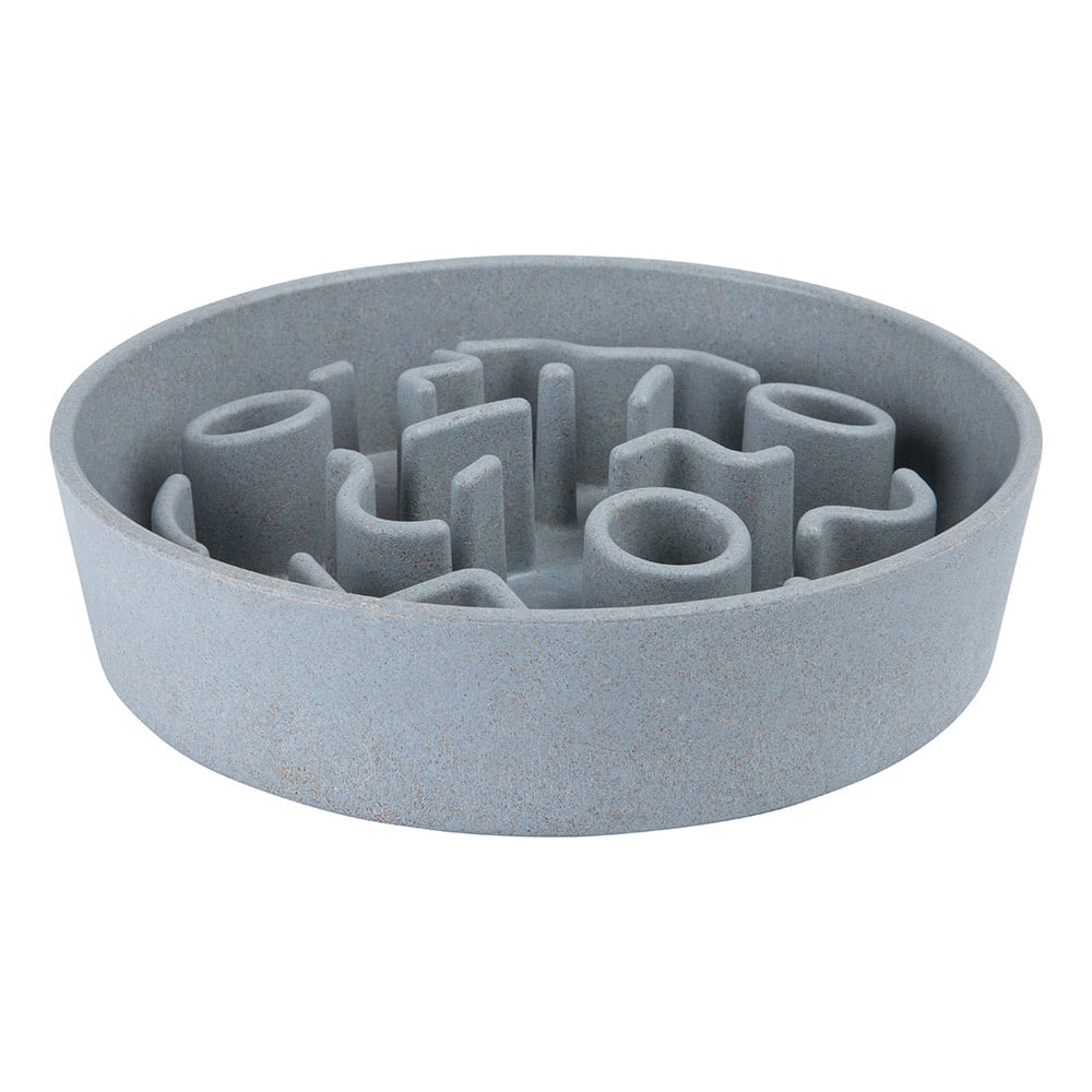 District 70 bamboo slow feeder | ice blue ø21 cm (1200ml)