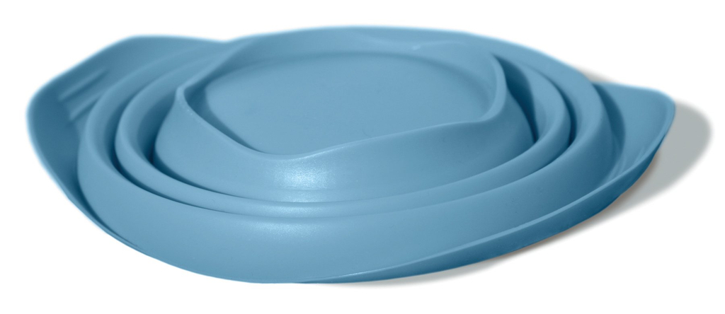 Kurgo collaps-a-bowl | blauw honden reisvoerbak