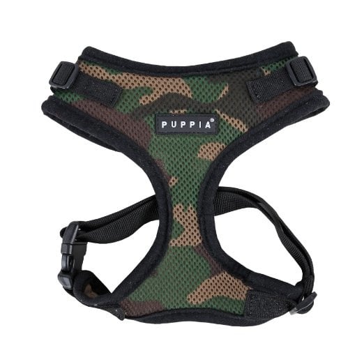 Puppia ritefit harnas | camouflage, large (nek 32-40 cm)