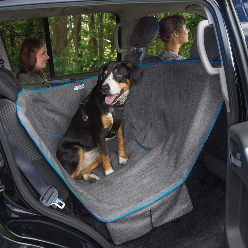 Kurgo half hammock | heather grey hondendekentje