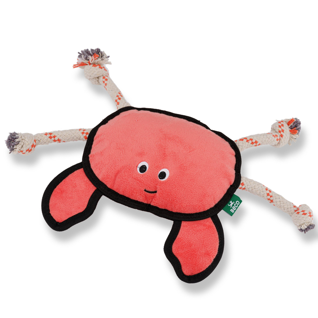 Beco rough & tough recycled krab - large | duurzaam speelgoed