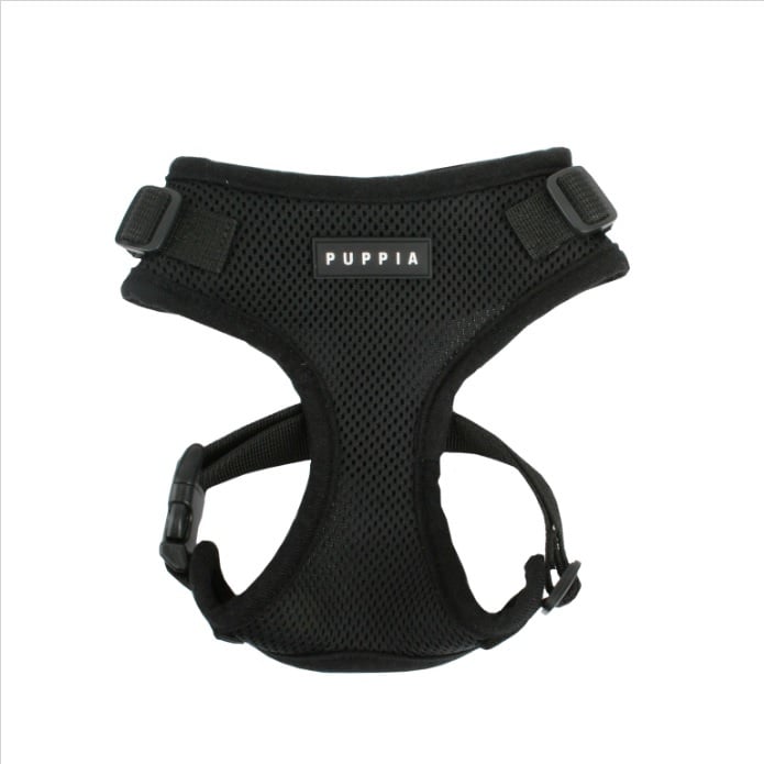 Puppia ritefit harnas | zwart, small (nek 24-29 cm, borst 28-38 cm)