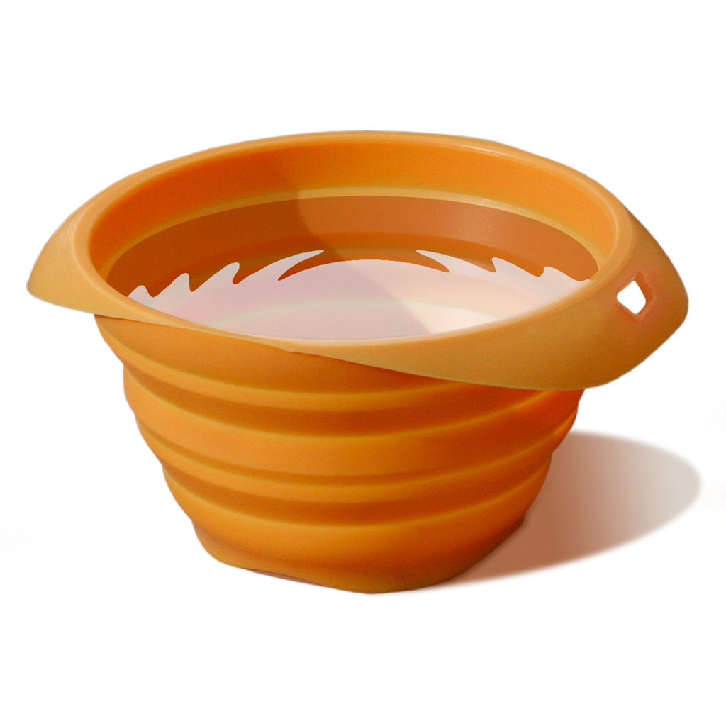 Kurgo collaps-a-bowl | oranje vouwbare hondenschaal