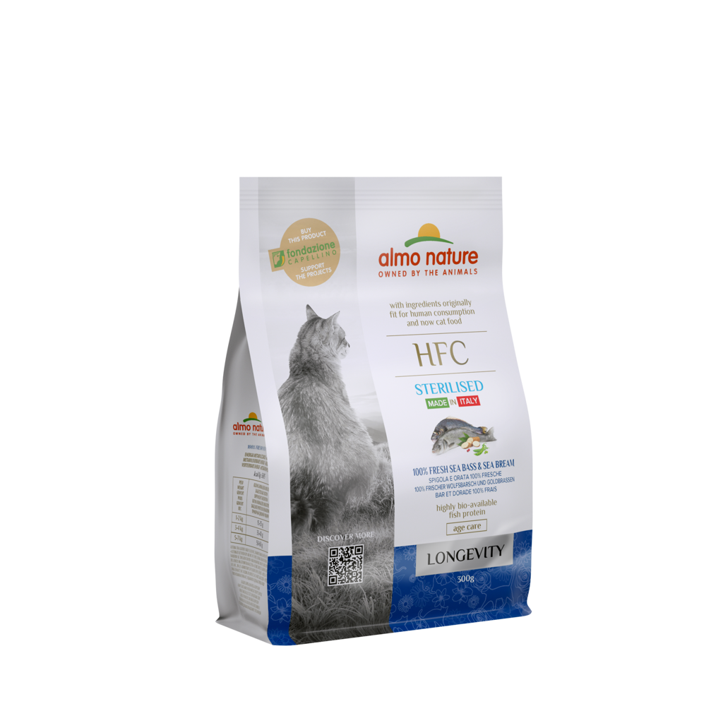 Hfc sterilised droogvoer kat longevity