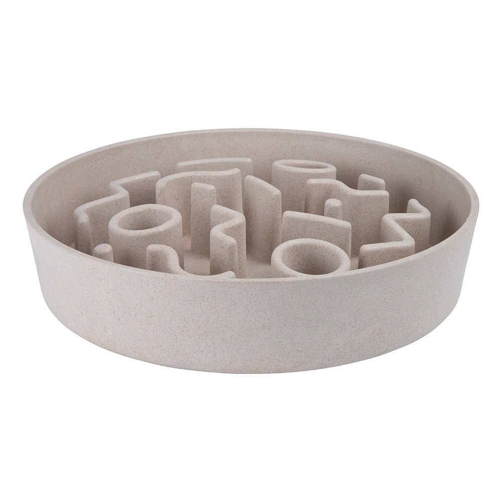 District 70 bamboo slow feeder voor honden | merengue ø21 cm