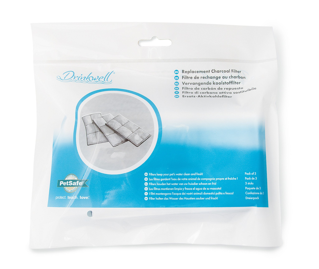 Drinkwell replacement charcoal filter | 3-pack