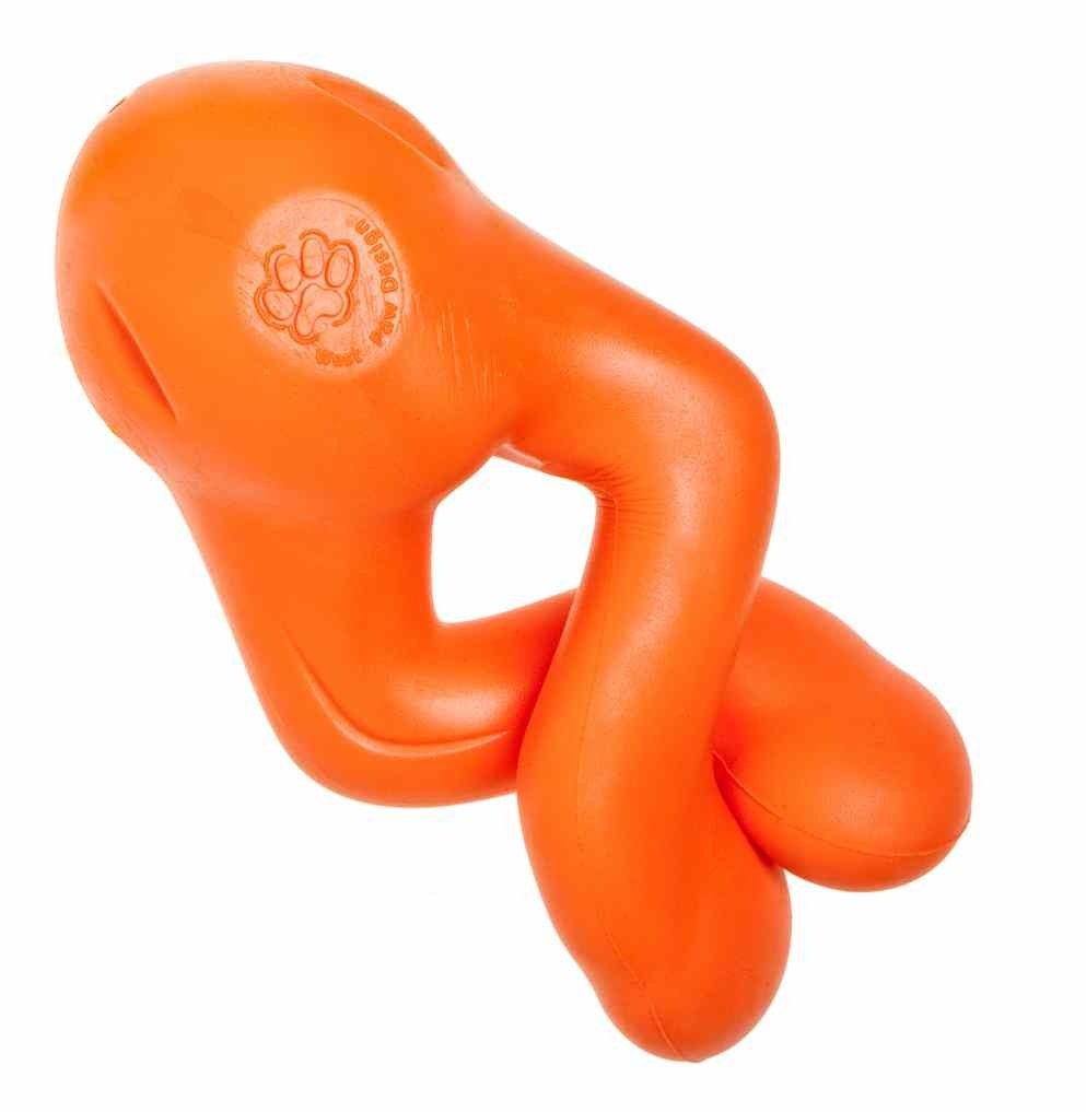 West paw zogoflex tizzi | tangerine oranje, large 16,5 cm