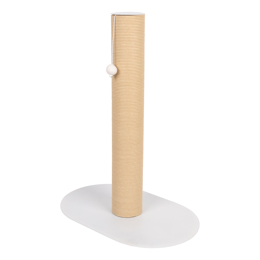 District 70 oasis krabpaal | staal, wit, 70 cm hoog