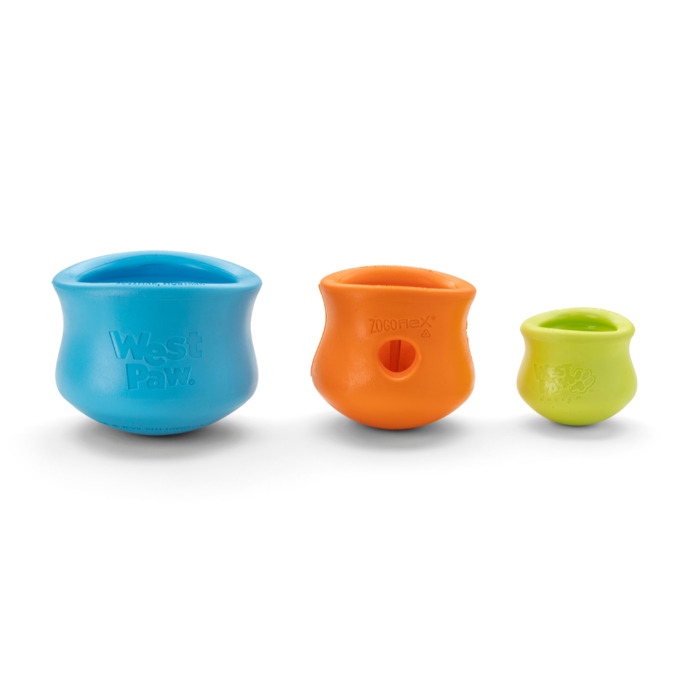West paw zogoflex toppl | tangerine oranje, maat small - 8 cm