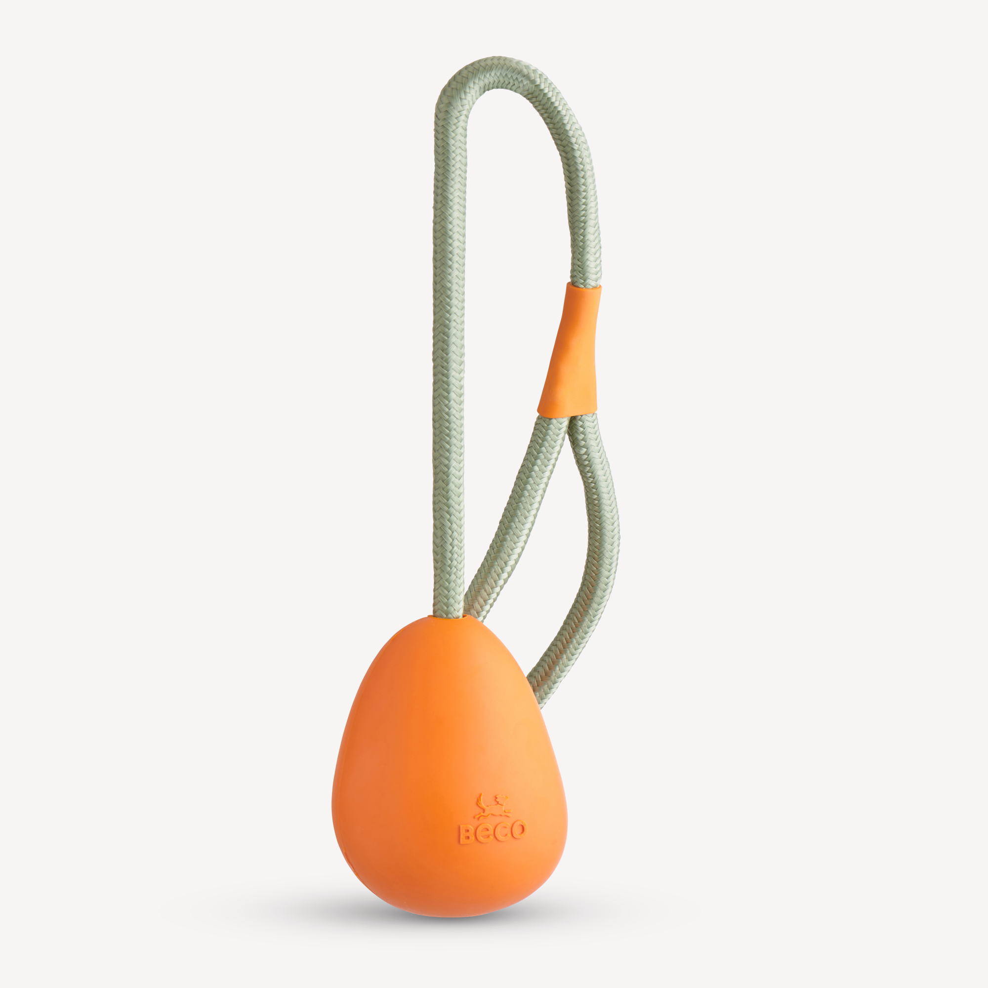 Beco honden speeltje slinger pebble oranje – 10×15 cm