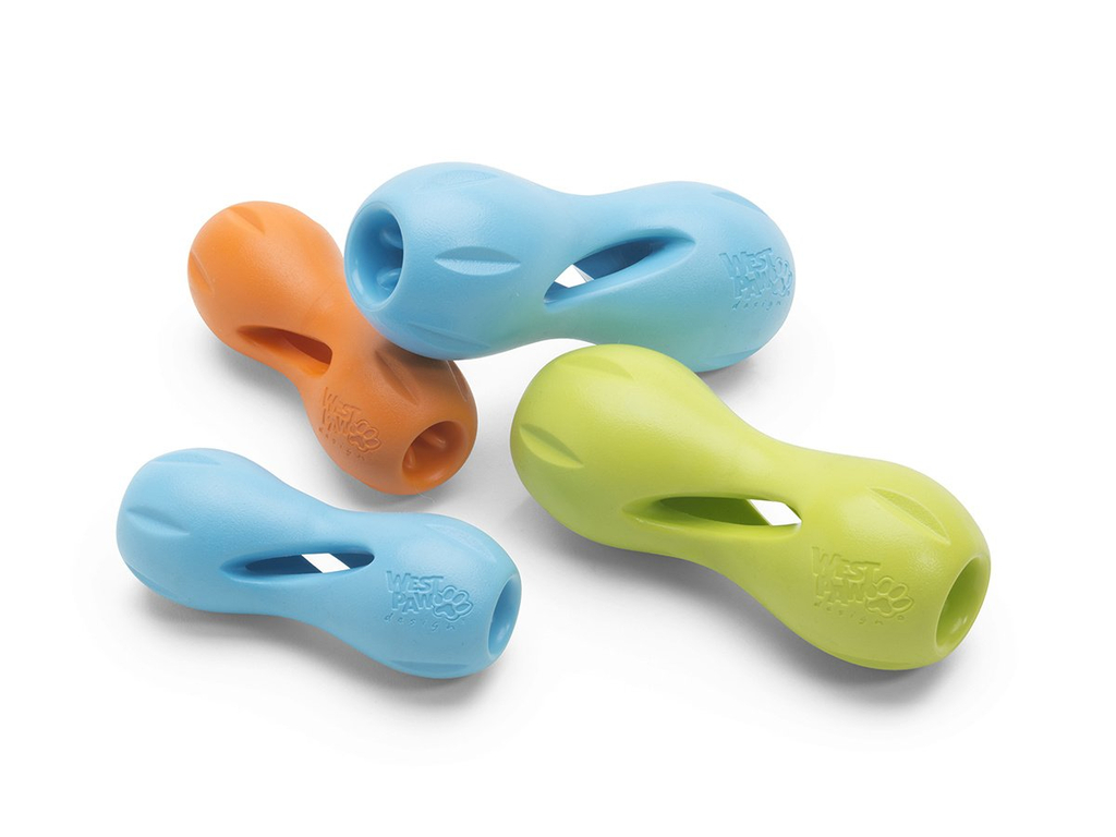 West paw zogoflex qwizl | granny smith groen, small - 14 cm