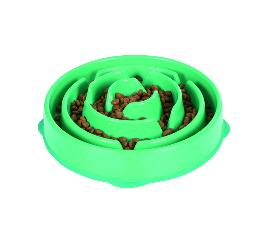 Outward hound fun feeder slo bowl | turquoise, 4 cups - 950 ml