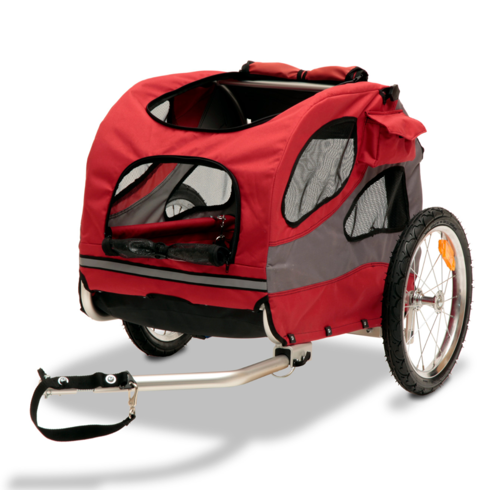 Petsafe happy ride aluminium dog bicycle trailer | large - < 50kg