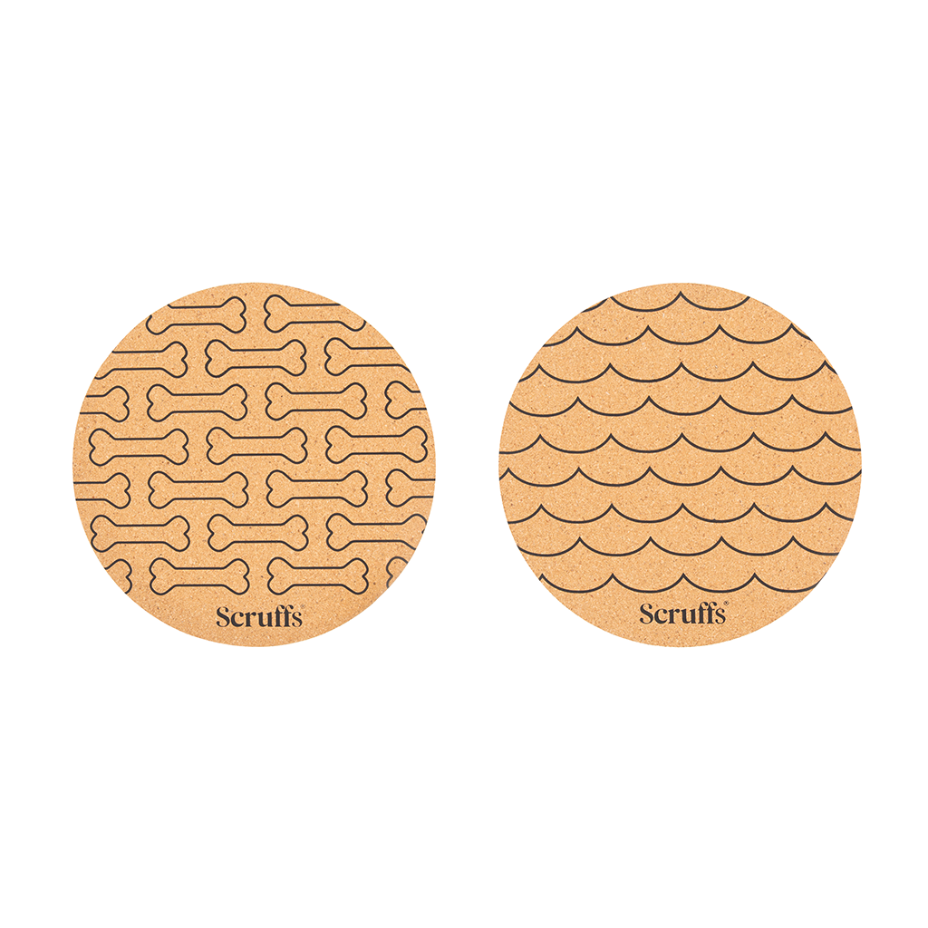 Scruffs placemats wave & bone set van 2 | hondenspeelgoed