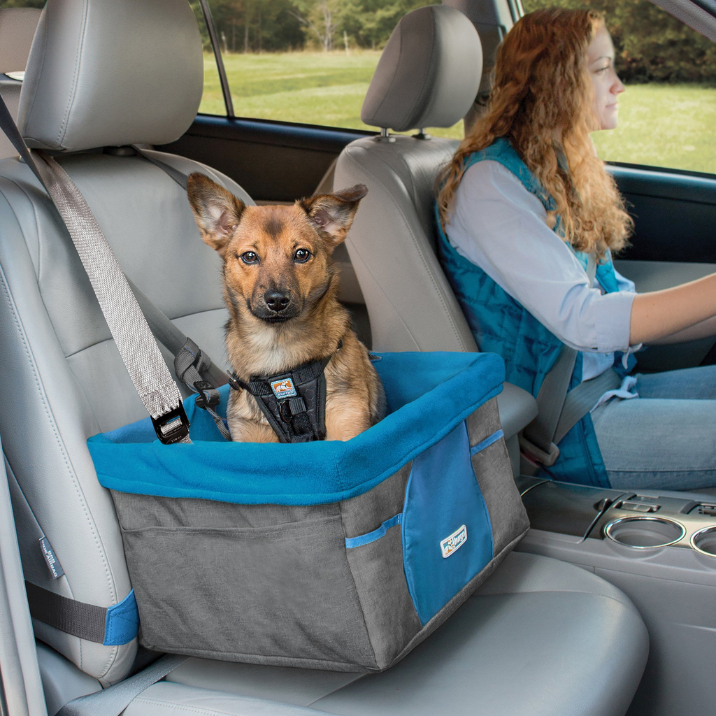 Kurgo heather booster seat | blauw