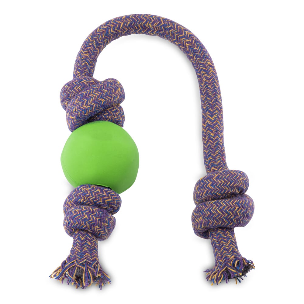 Ball on rope toy