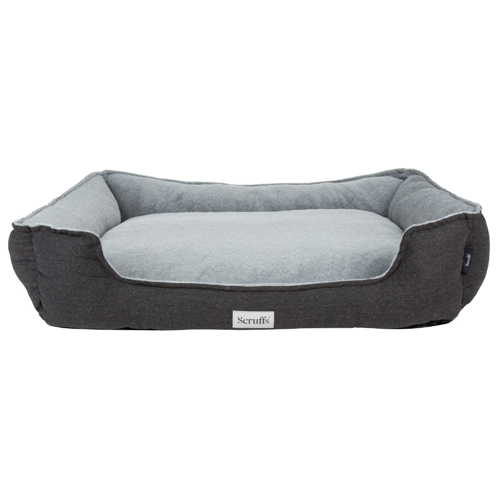 Scruffs harvard memory foam orthopedisch box bed | grafietgrijs xxl 110x85 cm