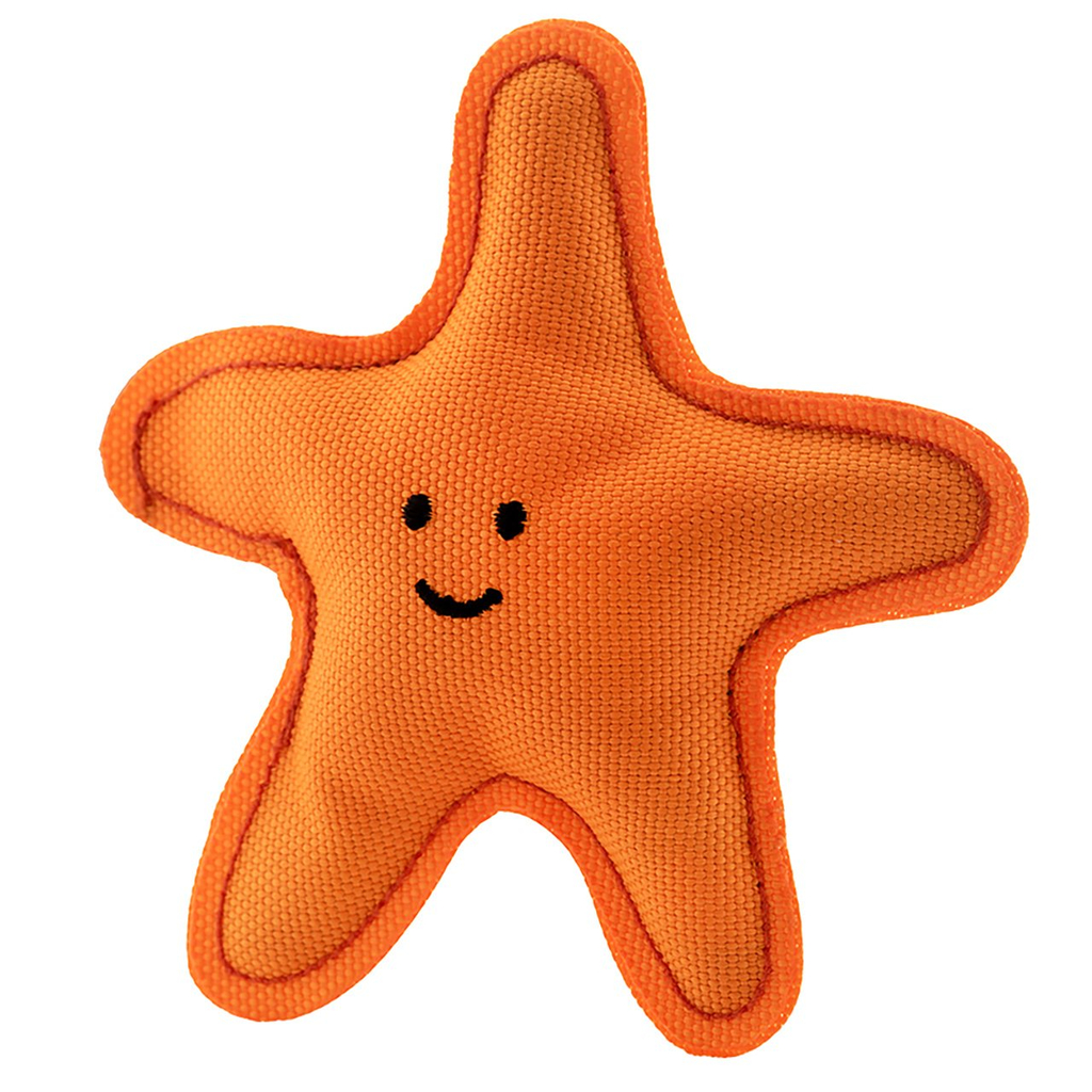 Plush catnip toy starfish