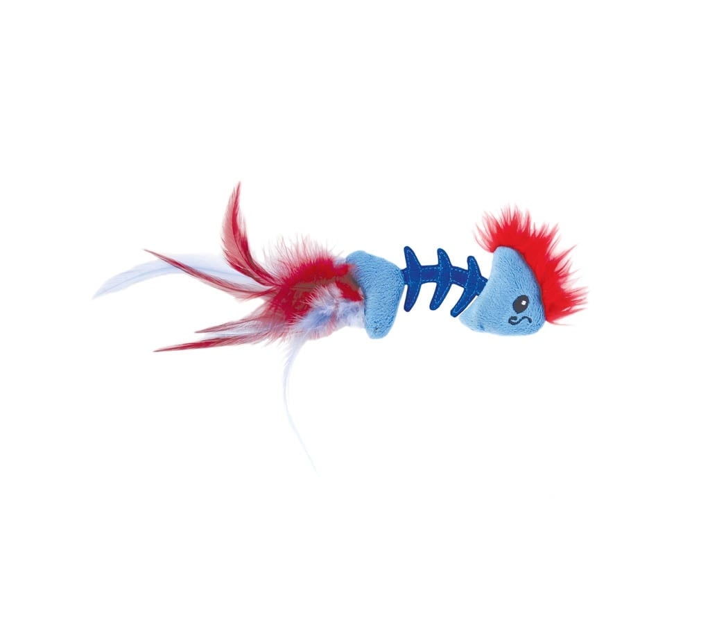 Petstages feather fish bone | interactief speelgoed voor katten