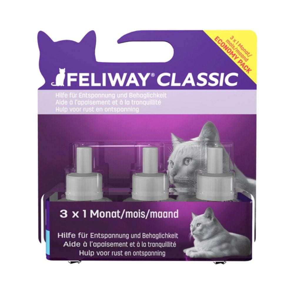 Feliway classic navulling - 3 x 48ml | kalmerend voor katten