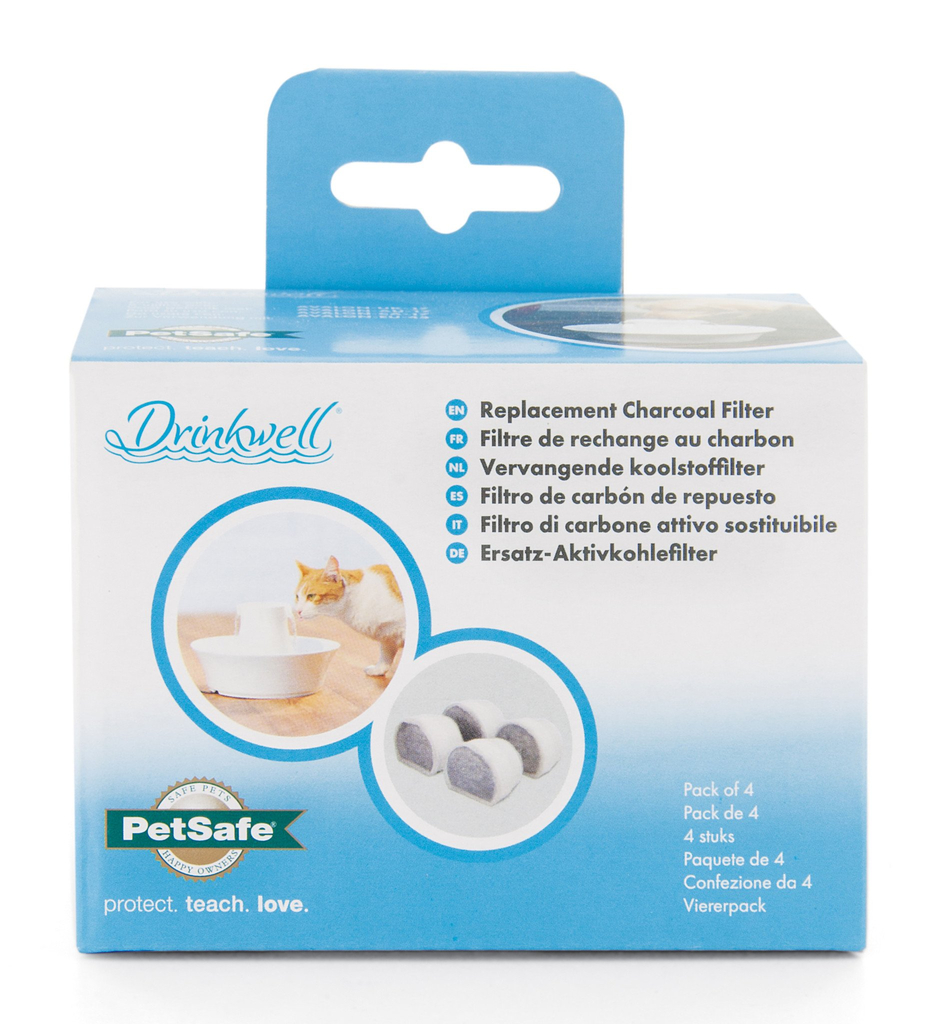 Drinkwell® replacement charcoal filter | 4-pack filters