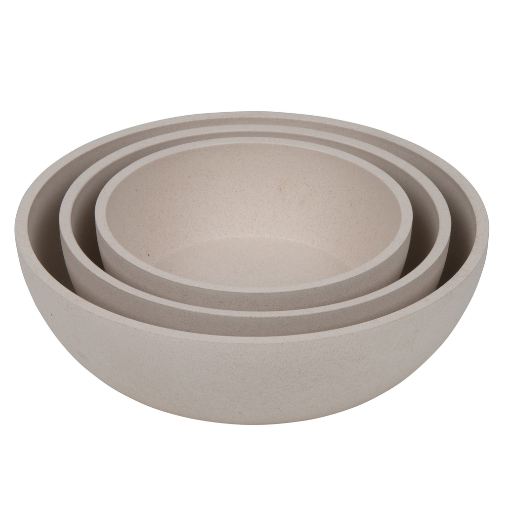 District 70 bamboo voerbak voor honden | merengue, large ⌀ 21 cm