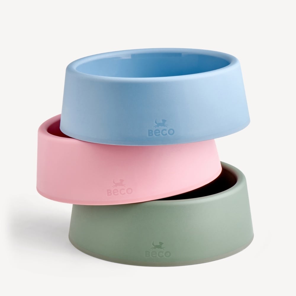 Beco steady dog bowl | groen | small - 600 ml