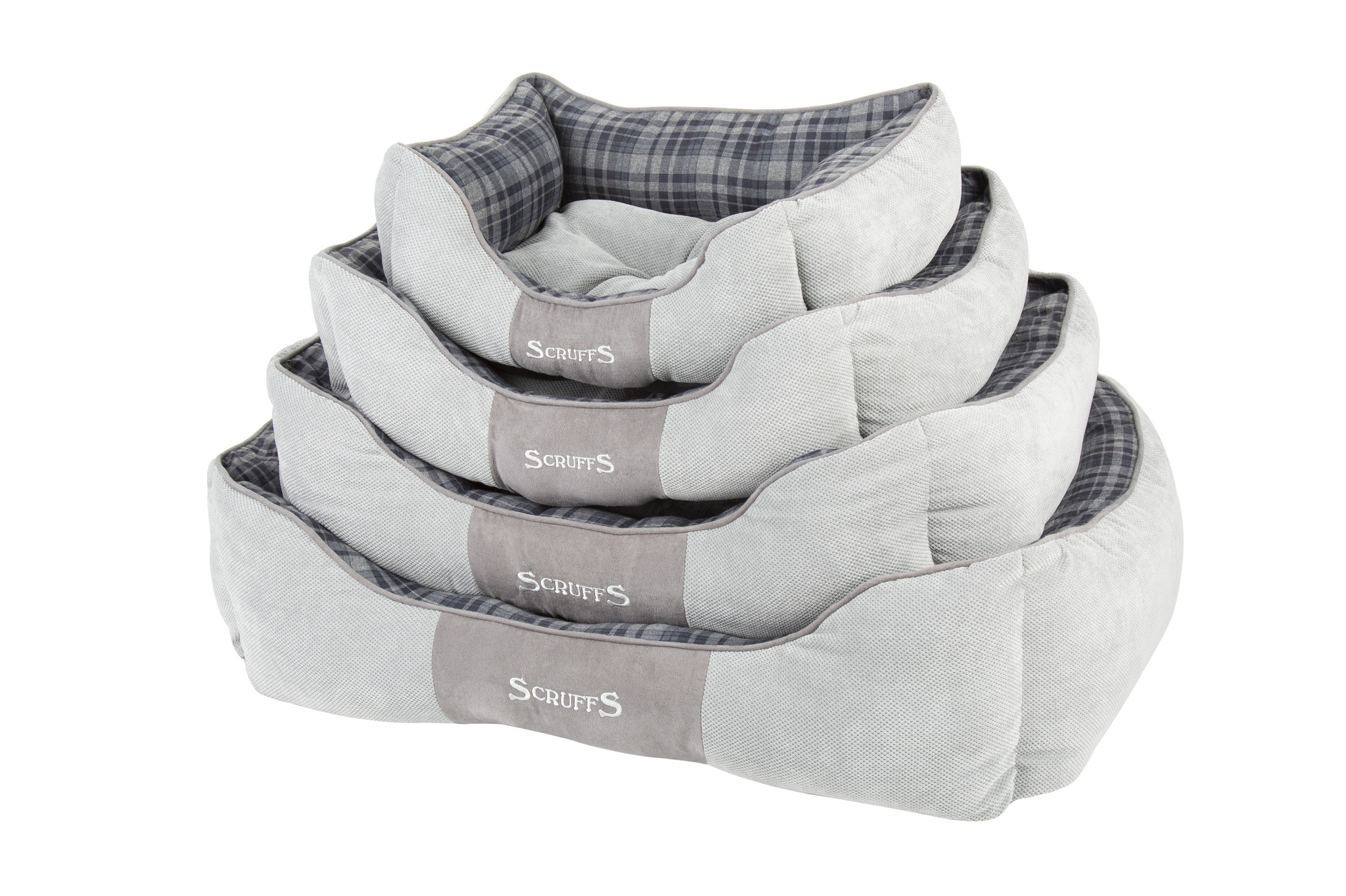 Scruffs highland box bed | grijs, small 50 x 40 cm