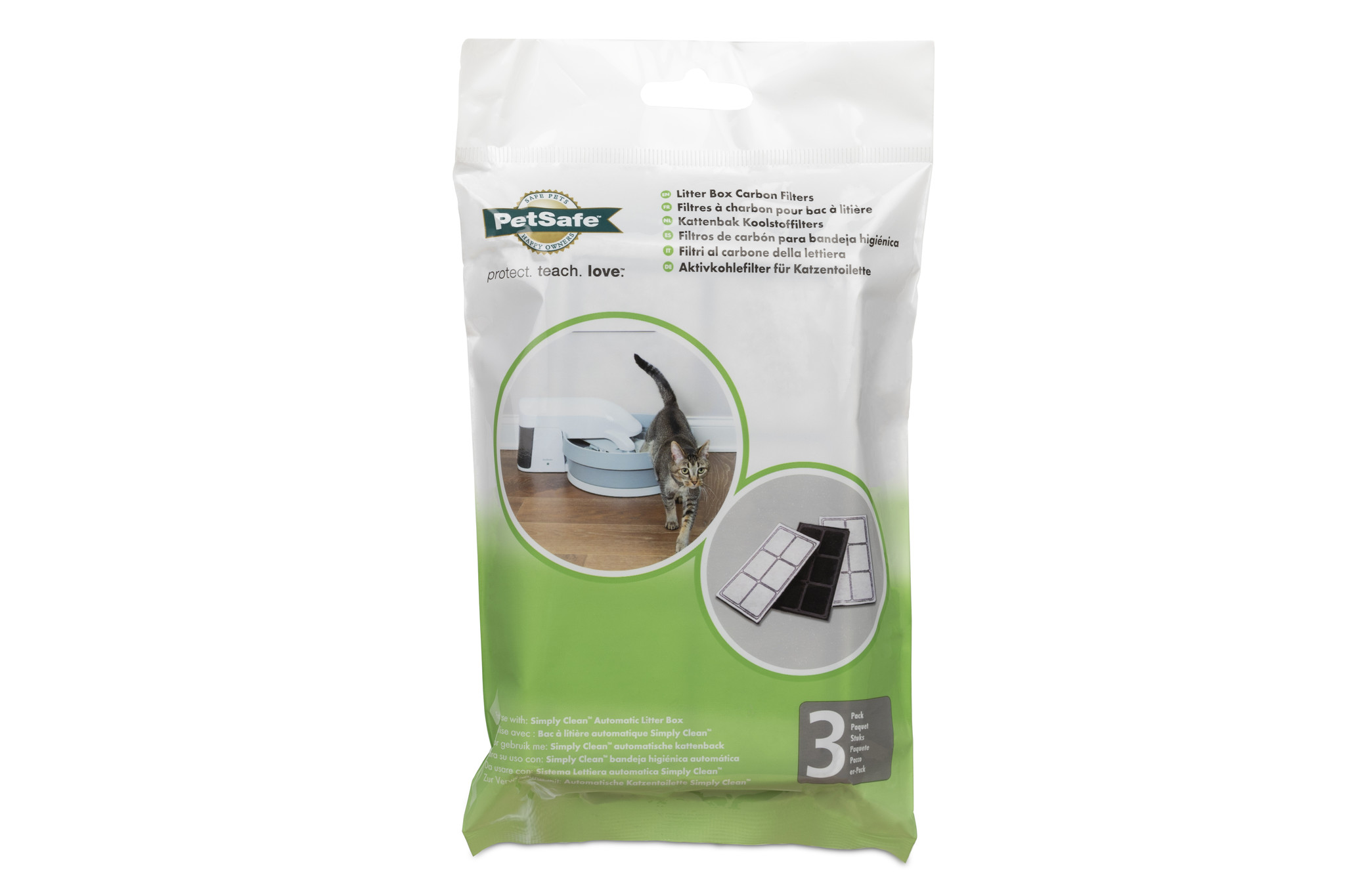 Petsafe litter box carbon filters - 3-pack