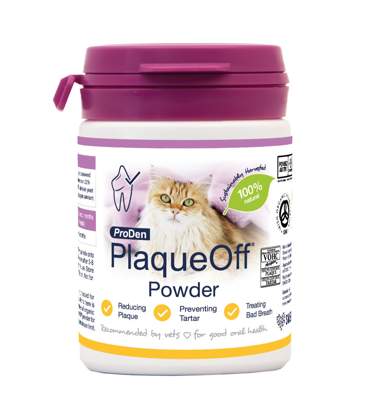 Proden plaqueoff poeder voor katten 40g – natuurlijk en effectief