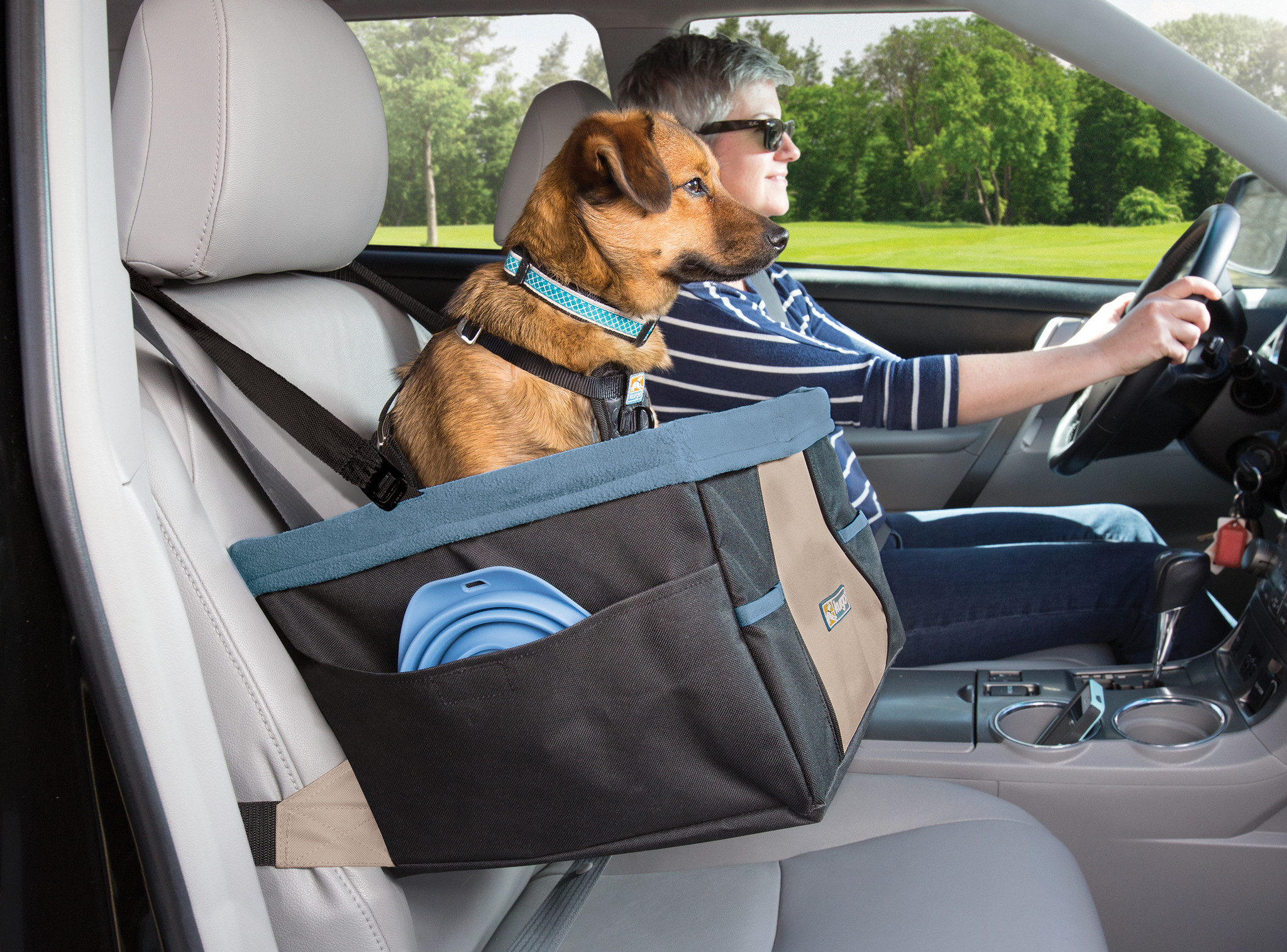 Kurgo hondenautostoel rover booster seat – comfortabele hondenzitplaats
