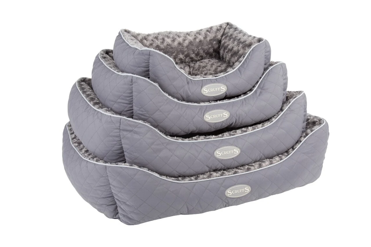 Scruffs hondenbed wilton box - 90×70 cm – grijs