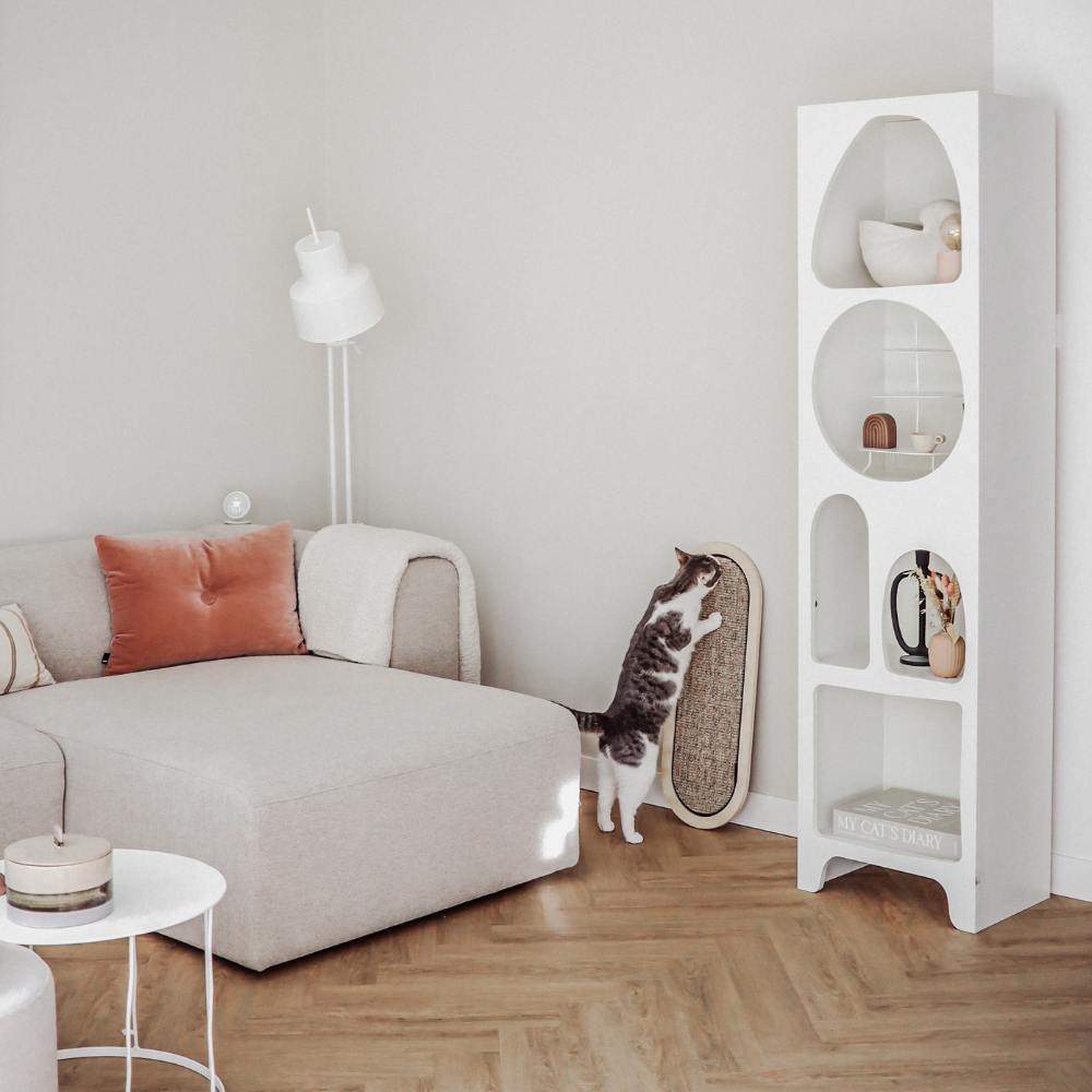 District 70 krabplank space 74×28 cm – natural/zwart