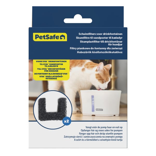 Petsafe foam filters viva pet fountain 2-pack – schuimfilter set