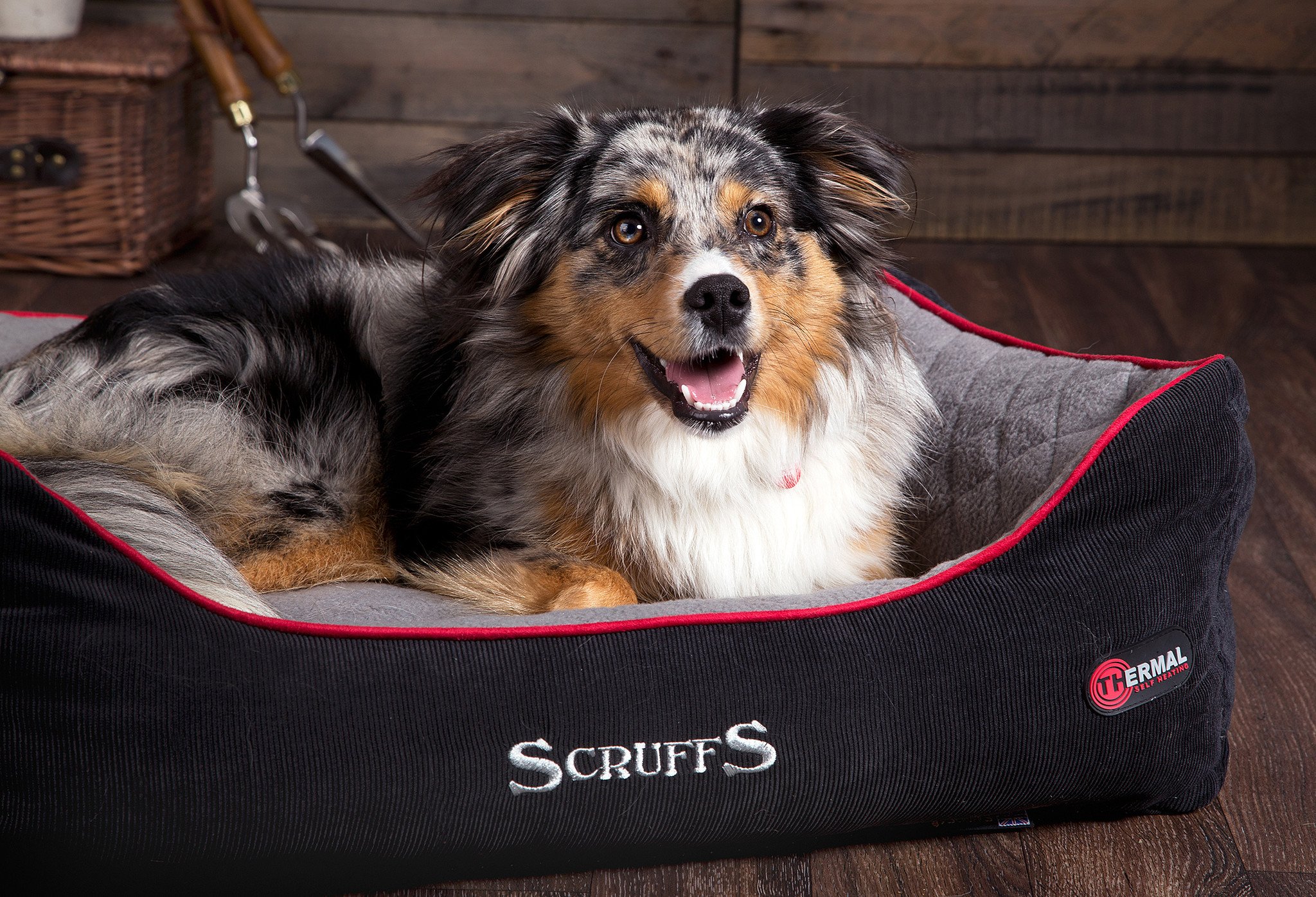 Scruffs hondenbed thermal box bed 50×40 cm – zwart