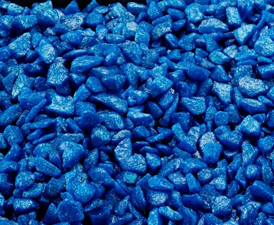 Aqua-della glamour steen oceaan blauw | 6-9 mm 2kg