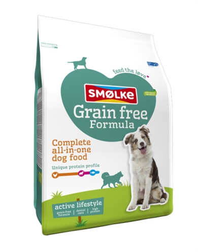 Smolke hond adult graanvrij kip lam vis | 12 kg