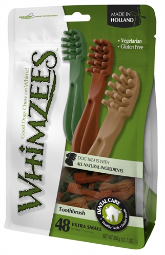 Whimzees tandenborstel | small 8,5 cm - 24 st