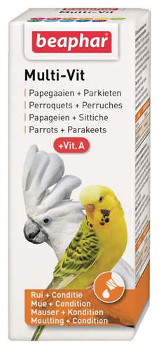 Beaphar multi-vit papegaai & grote parkieten | 50 ml