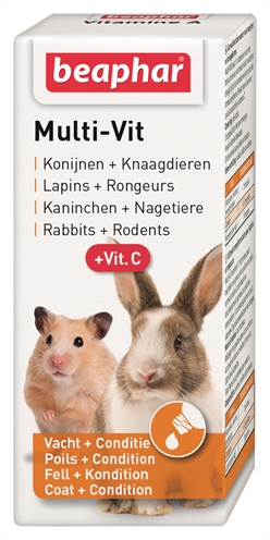 Beaphar multi-vitamine knaagdier en konijnen | 20 ml