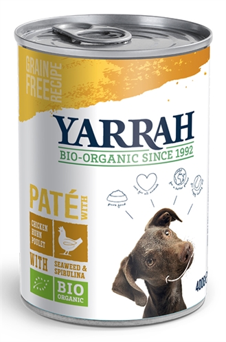 Yarrah yarrah dog blik pate met kip | 12x400 gr