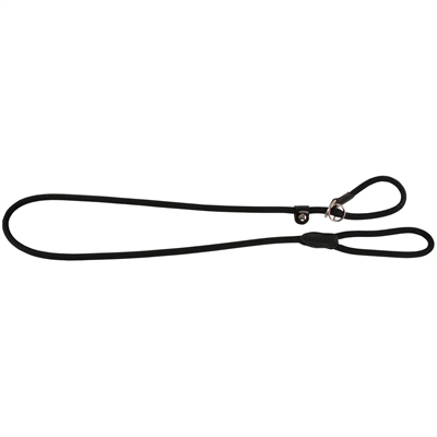 Hunter retrieverlijn met stop freestyle | zwart 170x0,8 cm