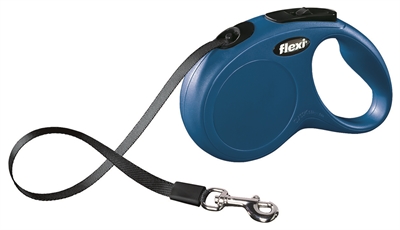 Flexi rollijn classic tape blauw | s 5 mtr