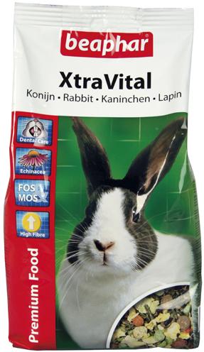 Beaphar xtravital konijn | 1 kg voeding voor konijnen