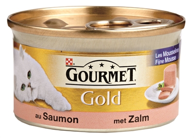 Gourmet goud fijne mousse zalm | 24x85 gr